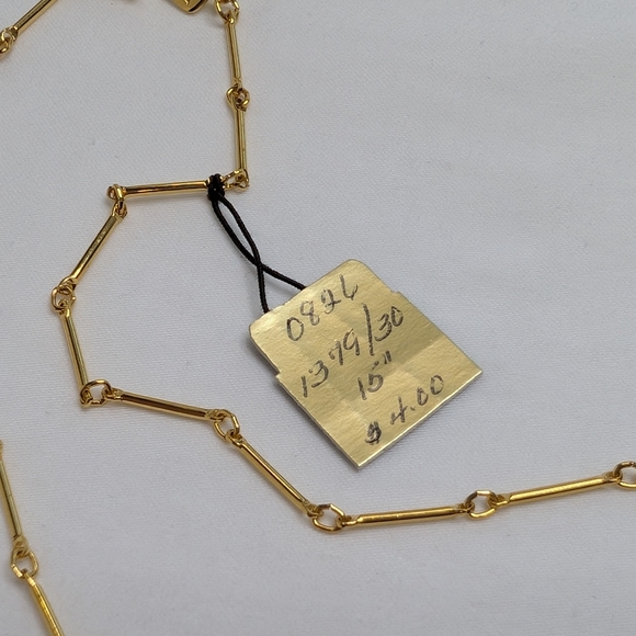 New Vintage Biagi Gold Necklace - Picture 4 of 7